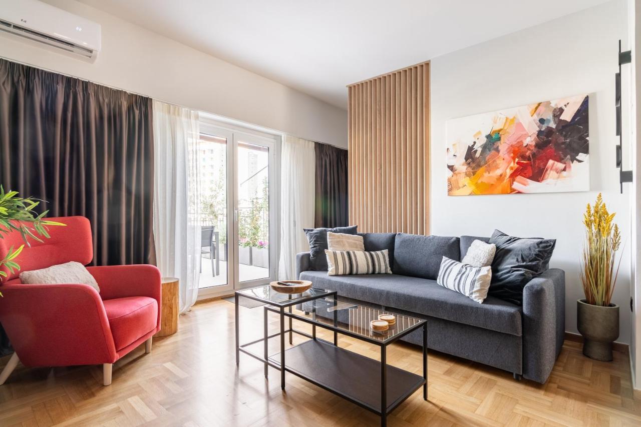 Athena Blue Lux Apartments 2Br 2Ba With City Skyline View, Near Kolonaki Athens Ngoại thất bức ảnh