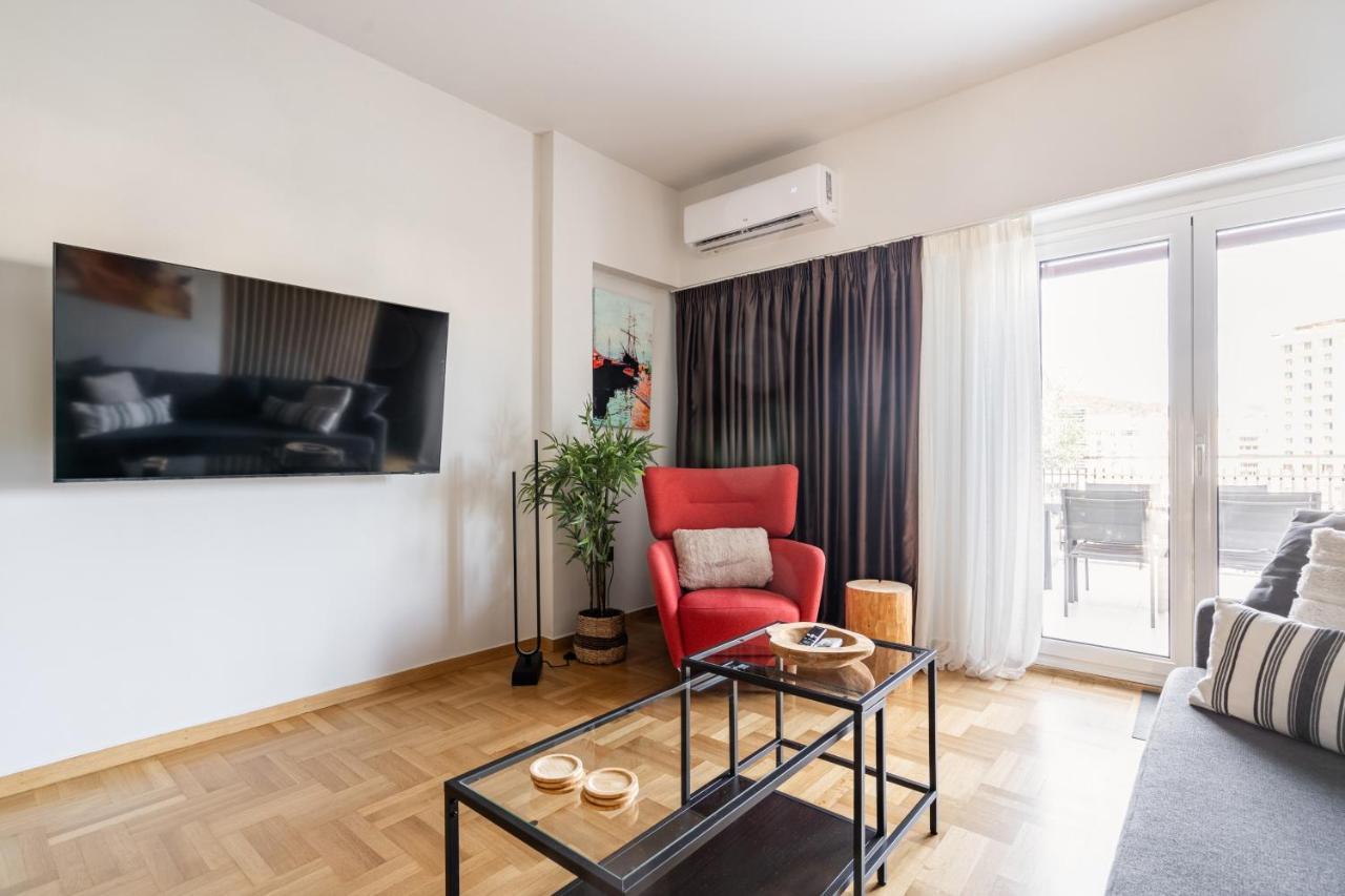 Athena Blue Lux Apartments 2Br 2Ba With City Skyline View, Near Kolonaki Athens Ngoại thất bức ảnh