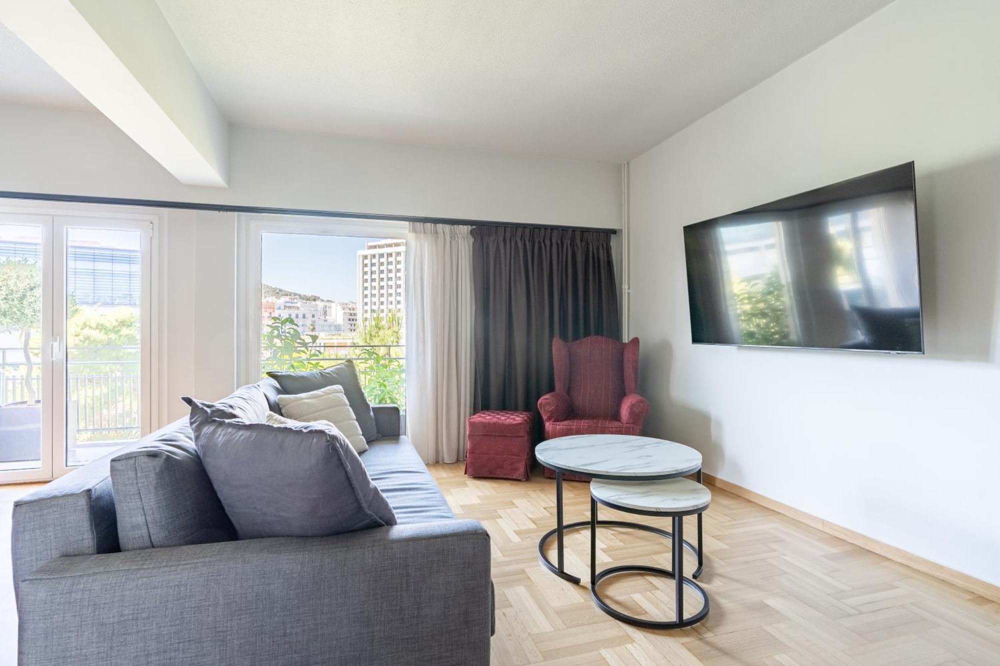 Athena Blue Lux Apartments 2Br 2Ba With City Skyline View, Near Kolonaki Athens Ngoại thất bức ảnh