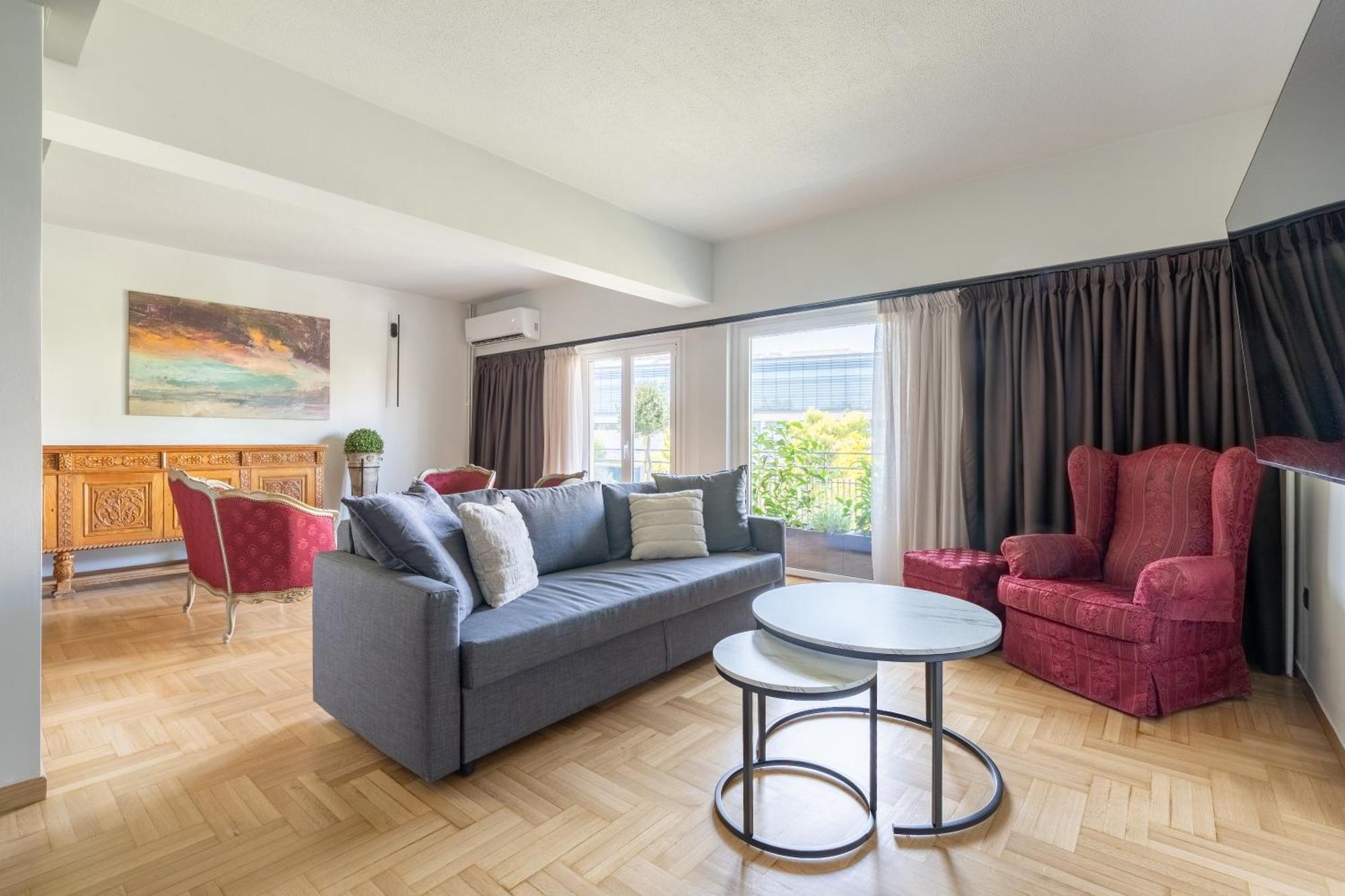 Athena Blue Lux Apartments 2Br 2Ba With City Skyline View, Near Kolonaki Athens Ngoại thất bức ảnh